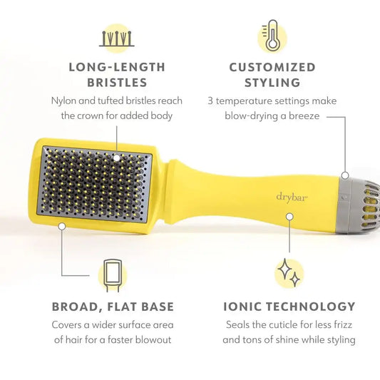 The Smooth Shot Paddle Brush Blow-Dryer